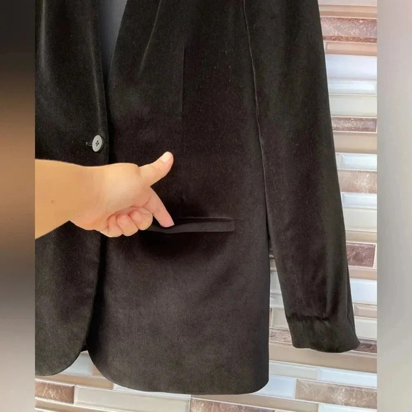 Madewell - Lauren Velvet Blazer size 8 - Picture 5 of 16